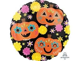 A 18"/45 см HWN День мертвых Тыквы
