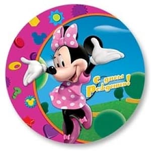 A 18" Рус Минни С Днем Рождения S60 A 18" Рус Минни С Днем Рождения S60
