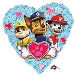 A 18" Щенячий Патруль сердце голубое/AN/