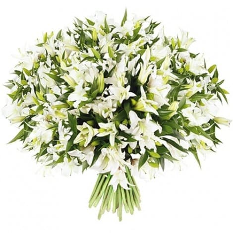 Стильный букет 25 Лилий в ассортименте