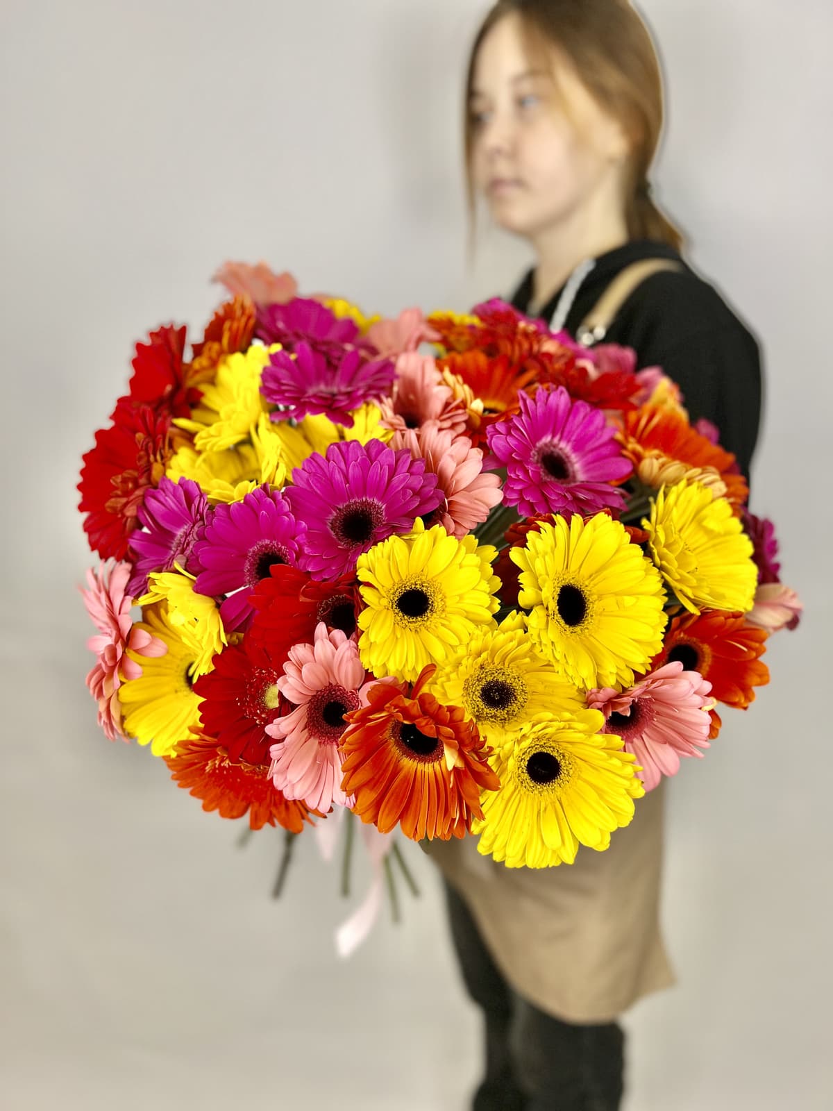 Букет 51 Гербера Микс