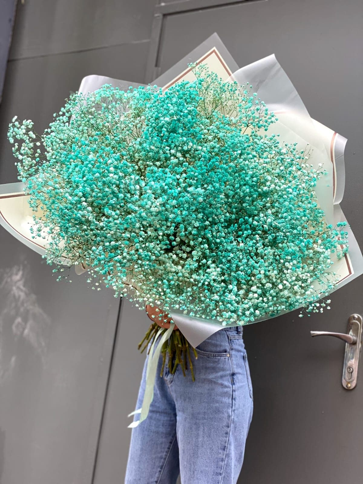 Праздничный букет Colors of summer: mint (L)