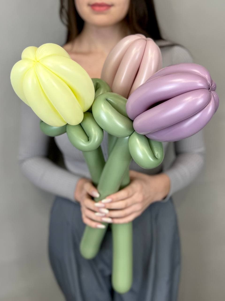 Букет из 7 тюльпанов из шаров