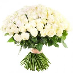 Букет из 75 роз 80 см