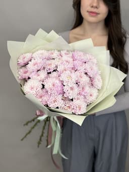 Букет хризантем "Ажур" M