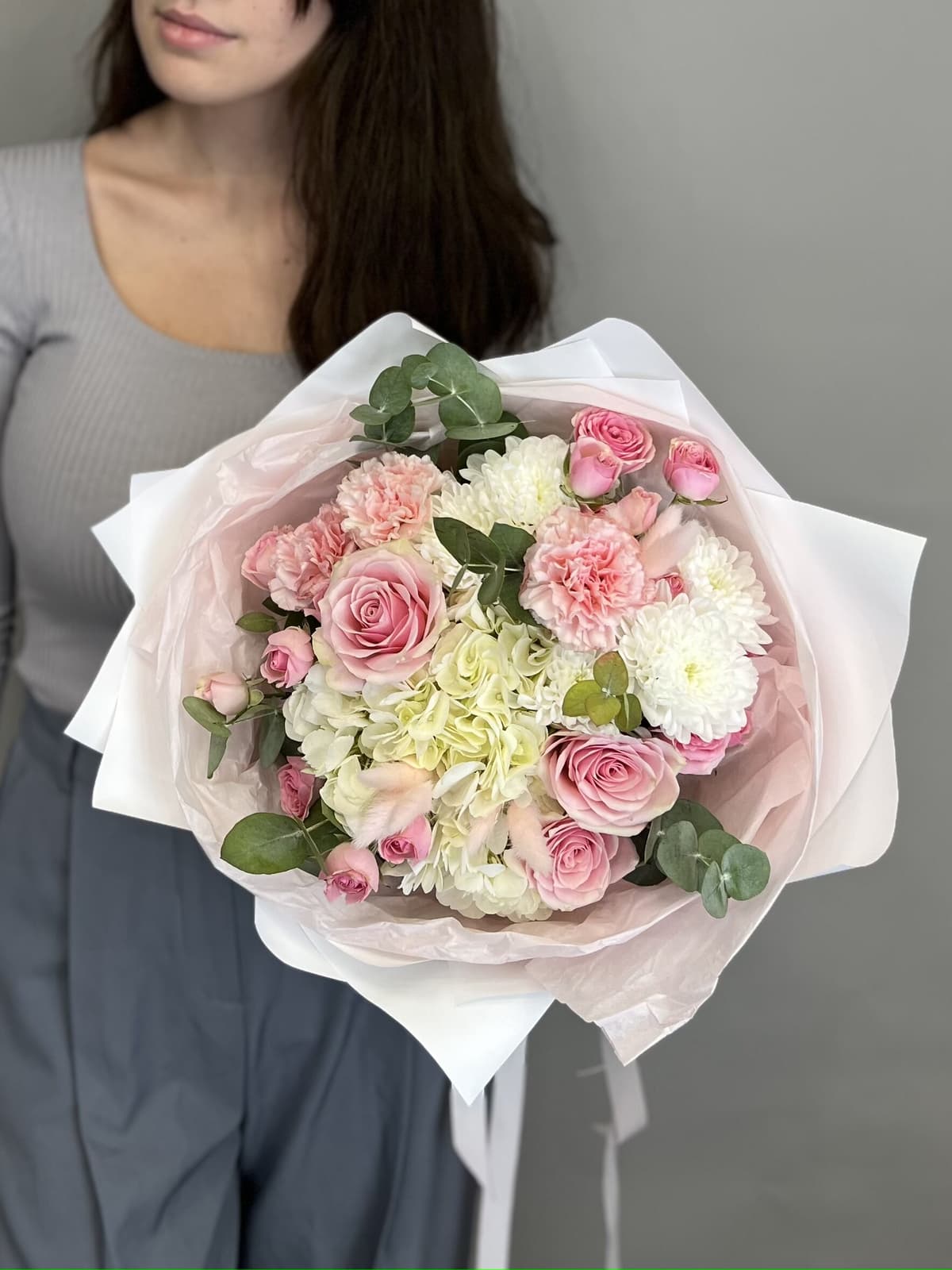 Свежий букет "Мамина нежность"