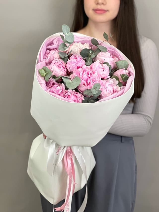 Букет пионов "Fluffy pink" Букет пионов "Fluffy pink"