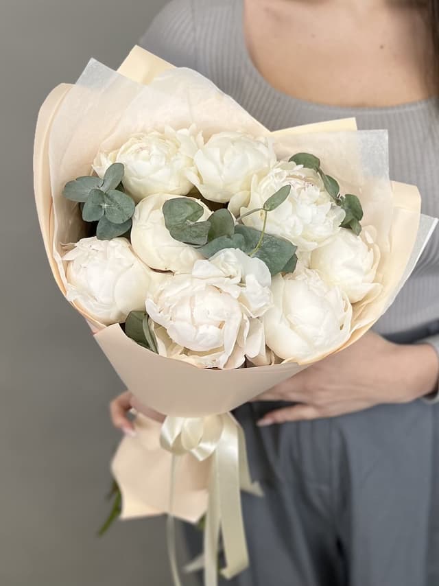 Красочный букет пионов "Odile" Красочный букет пионов "Odile"