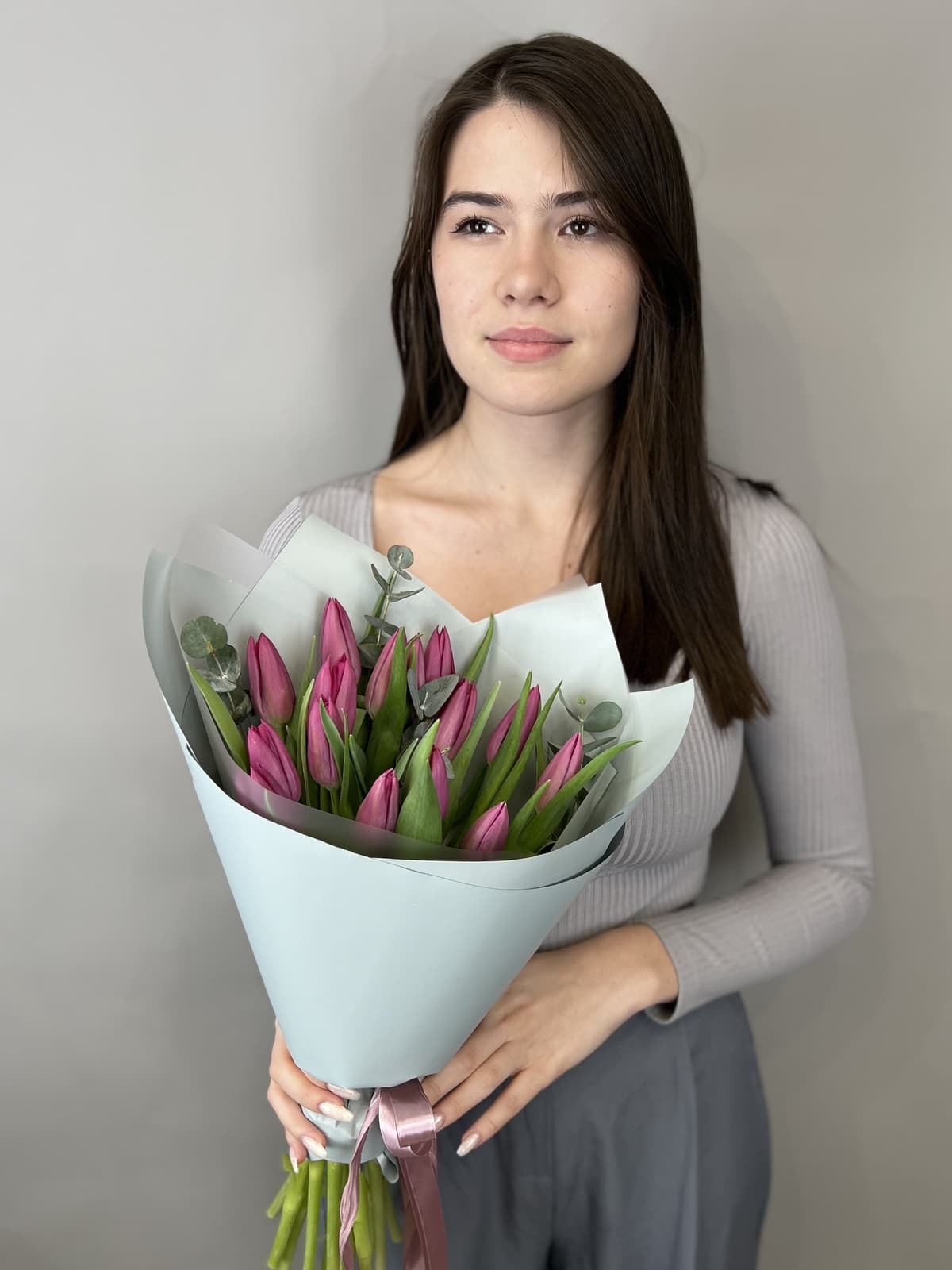 Букет "Привет весна" purple