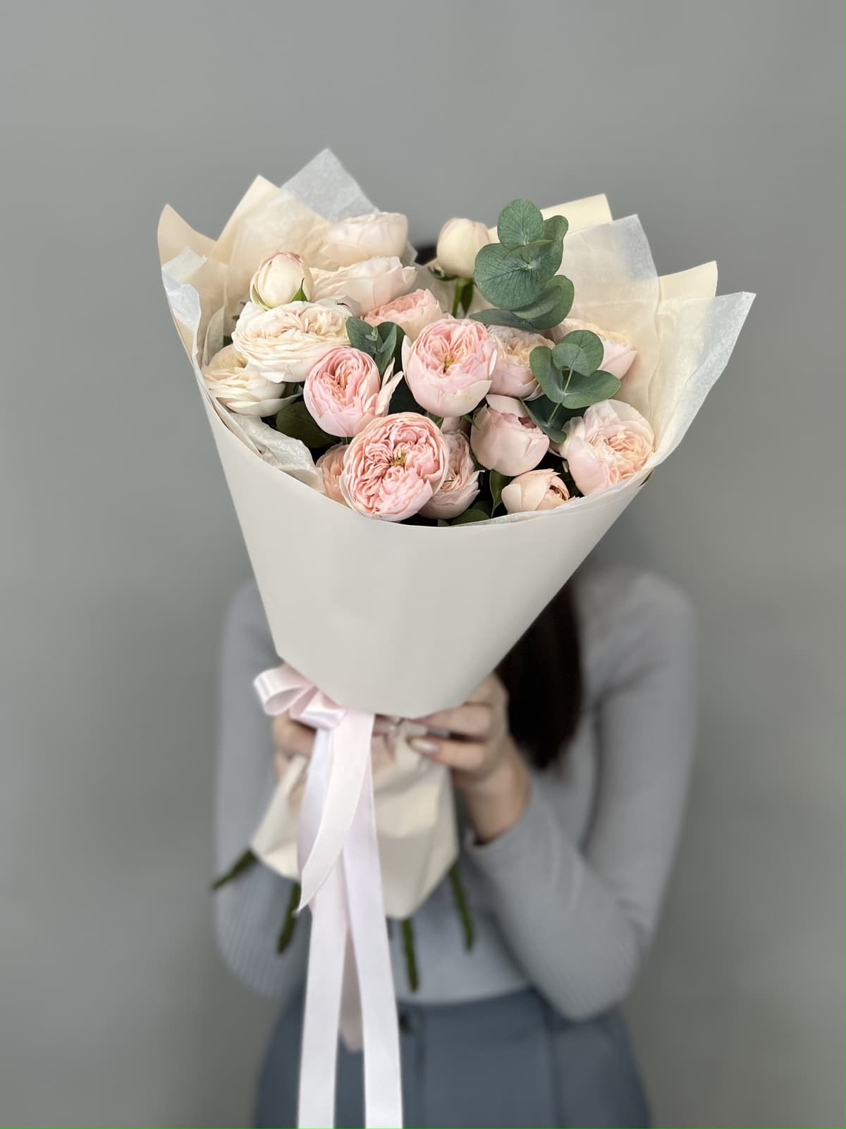 Красочный букет цветов "Румяна" S