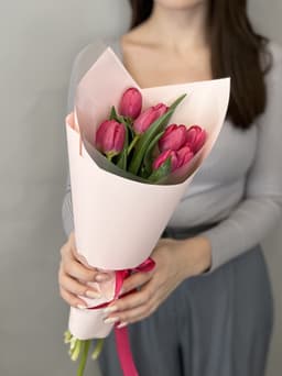 Букет тюльпанов "Lipstick" XS
