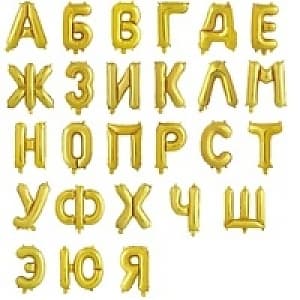 Буквы 16"/41см А,золото Буквы 16"/41см А,золото