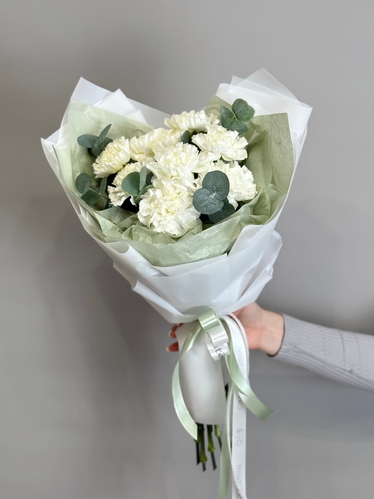 Цветочный букет "Встреча с тобой" белый S