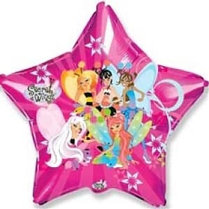 Ф 18" Феи Вингс на розовой звезде/FM Ф 18" Феи Вингс на розовой звезде/FM