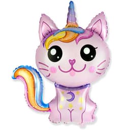 Ф ФИГУРА/11 Кот-Единорог розовый / 100 см
