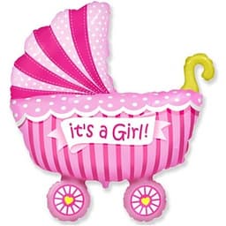 Ф М/ФИГУРА/3 Коляска детская розовая/FM/