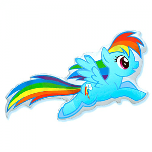 Ф М/ФИГУРА/3 Пони голубой/FM/ Ф М/ФИГУРА/3 Пони голубой/FM/