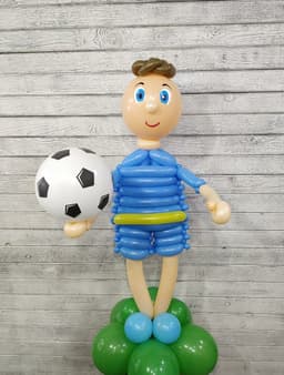 Фигура футболист в синем