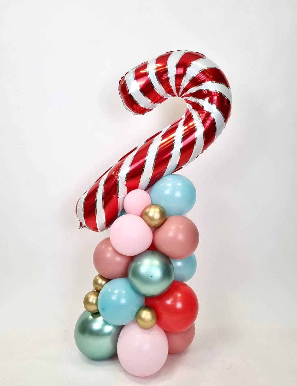 Фигура с воздухом «Трость леденец красный»