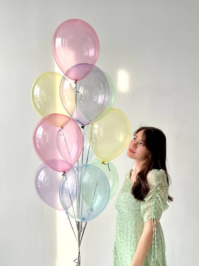 Фонтан из шаров «Бабл гам» Фонтан из шаров «Бабл гам»