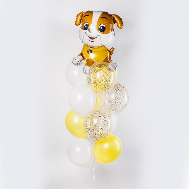 Фонтан из шаров "Бульдог" Фонтан из шаров "Бульдог"