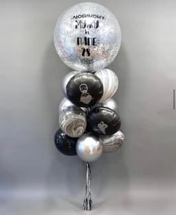 Фонтан из шаров "Любимый папа"