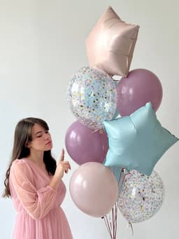 Фонтан из шаров «Маленькая Русалочка»