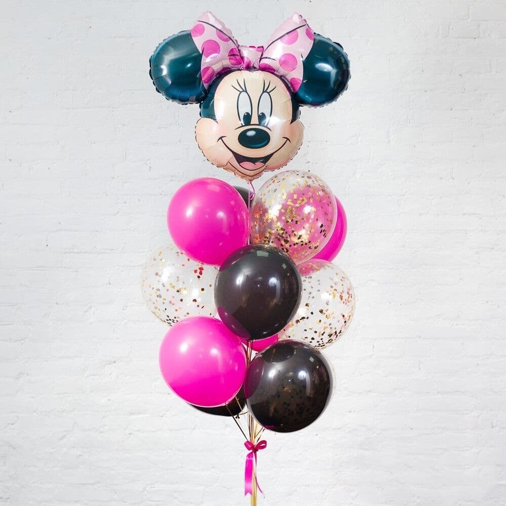 Фонтан из шаров "Минни Маус"