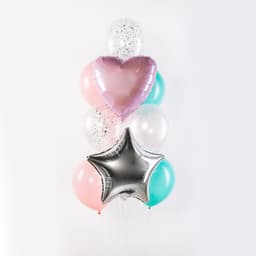 Фонтан из шаров "Нежный"