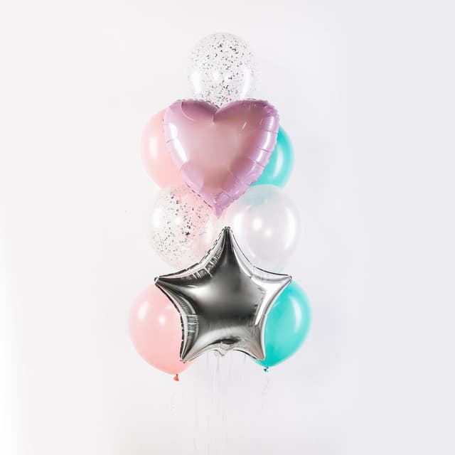 Фонтан из шаров "Нежный" Фонтан из шаров "Нежный"