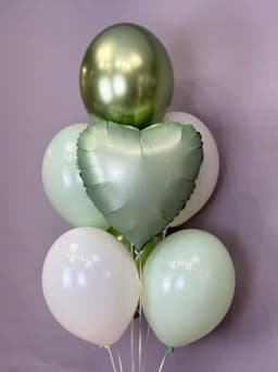 Фонтан из шаров «Оливковый»