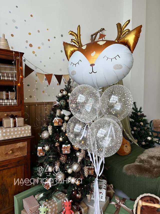 Фонтан из шаров «Северный друг» Фонтан из шаров «Северный друг»