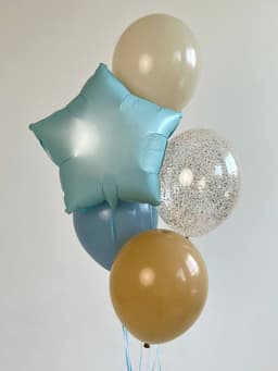 Фонтан из шаров «Утренний Латте»