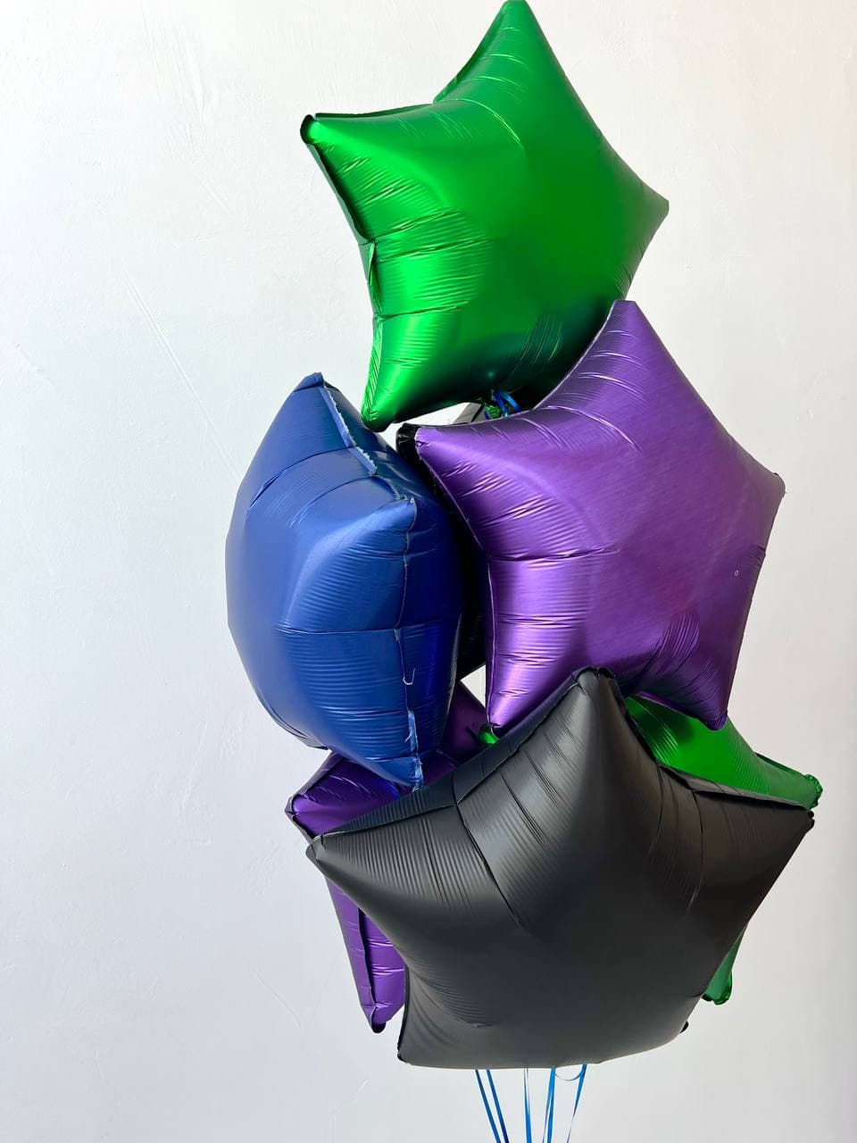 Фонтан из шаров «Звездный Сатин»