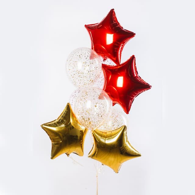 Фонтан из шаров "Звездный" Фонтан из шаров "Звездный"