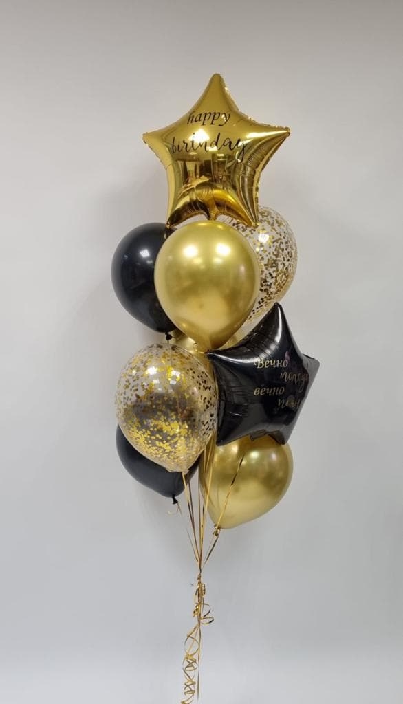 Фонтан из шаров "Звезды"