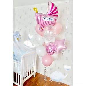 Фонтан на выписку с коляской