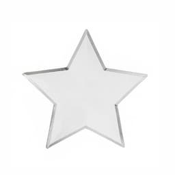 Формовые тарелки 23*23 см "Звезда" с тиснением / 6 шт. /