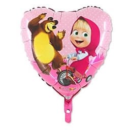 Г 18" Маша и Медведь в сердце