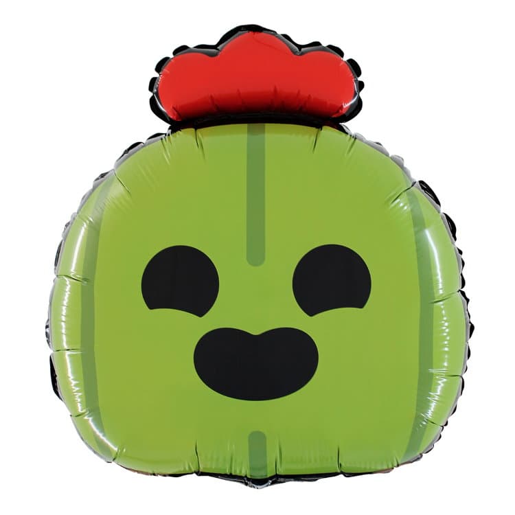 G Шар (22"/56см) Фигура, Бравл Старс, Спайк