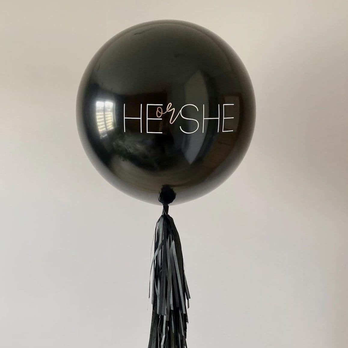 Гендер шар «Black»