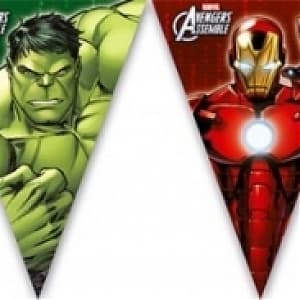 Гирл-вымпел Мстители 2,3м Гирл-вымпел Мстители 2,3м