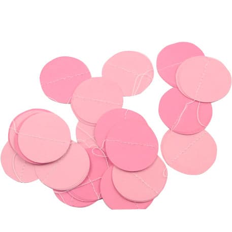 Гирлянда Круги микс,розовый и нежно-розовый /1шт /2,1м Гирлянда Круги микс,розовый и нежно-розовый /1шт /2,1м