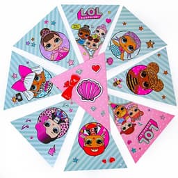 Гирлянда LOL Персонажи флажки