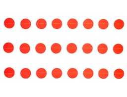 Гирлянда н/нитке Круги красные 2,2м