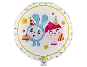 К 18" РУС Малышарики Флажки/ 45 см К 18" РУС Малышарики Флажки/ 45 см