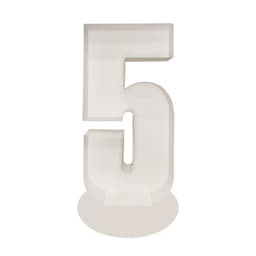 Каркас для аэромозаики. Цифра "5" пять