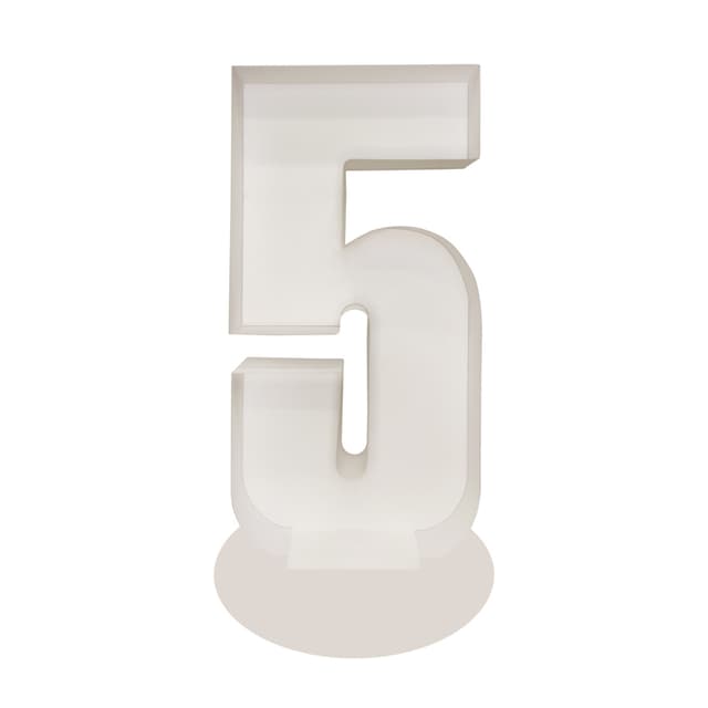 Каркас для аэромозаики. Цифра "5" пять Каркас для аэромозаики. Цифра "5" пять