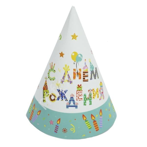 Колпачок С Днем Рождения Свечи 6шт