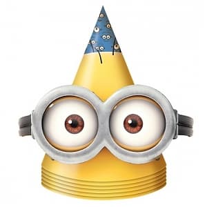 Колпак фигурный Миньоны 6шт Колпак фигурный Миньоны 6шт